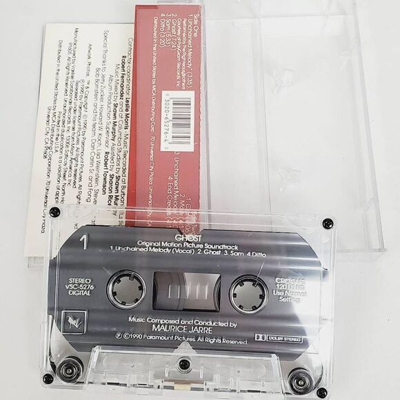 GHOST (Motion Picture Soundtrack, 1990) [Cassette Tape] - Picture 2 of 4